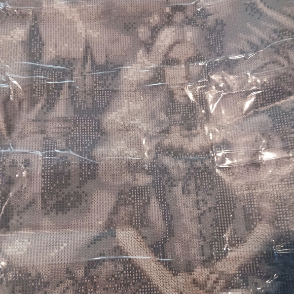 Gothic Theme Woman, Dragon And Castle Diamond Art Paint Kit 50x50 - Picture 3 of 8